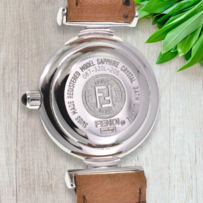 FENDI 320L White shell Dial Quartz Ladies Watch | eBay