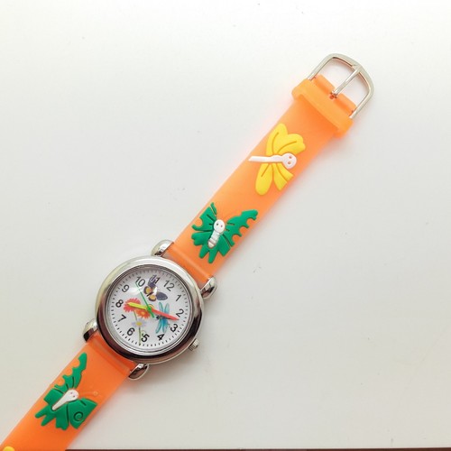 Jungen Mädchen Unisex Kinder Armbanduhr Analog Quarz Silikon Armband Uhr 300820 - Picture 6 of 6