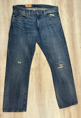 NWT Polo Ralph Lauren Mens Jeans Blue 33*32 The Classic Fit 