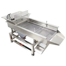 Stainless Linear Vibrating Screen 6mm Electric Sieve Strainer Screen Machine