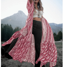 NEW Boho Scarlet Skies Duster