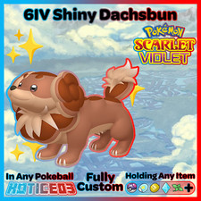 DACHSBUN ✨SHINY 6IV✨ Pokemon SCARLET and VIOLET Competitive Tera Raid Battle EVs