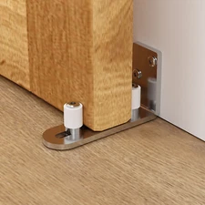 1PC Stainless Steel Floor Guide Wall Mount Stay Roller Guides Sliding Barn Door