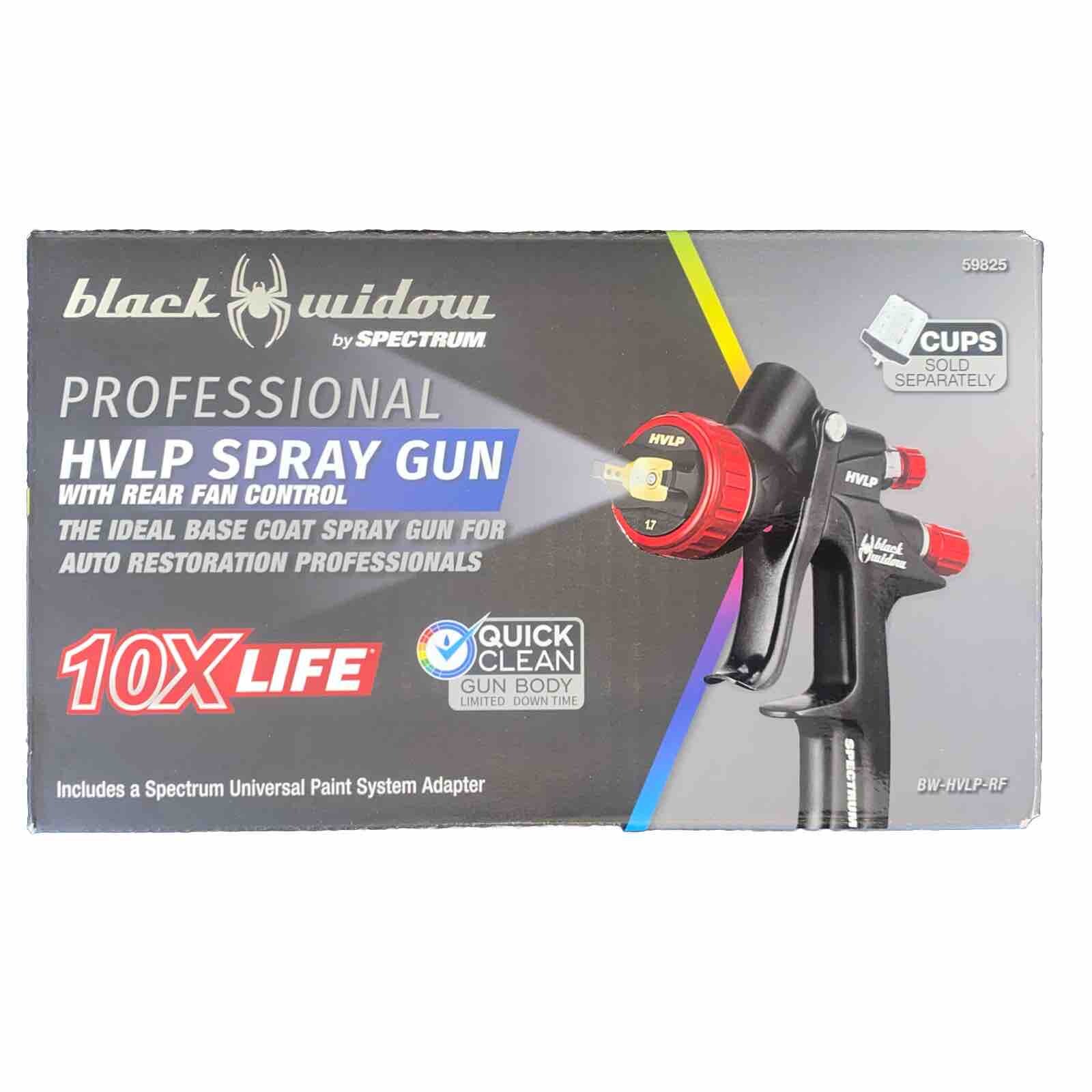 Black Widow By Spectrum Professional HVLP Spray Gun New eBay