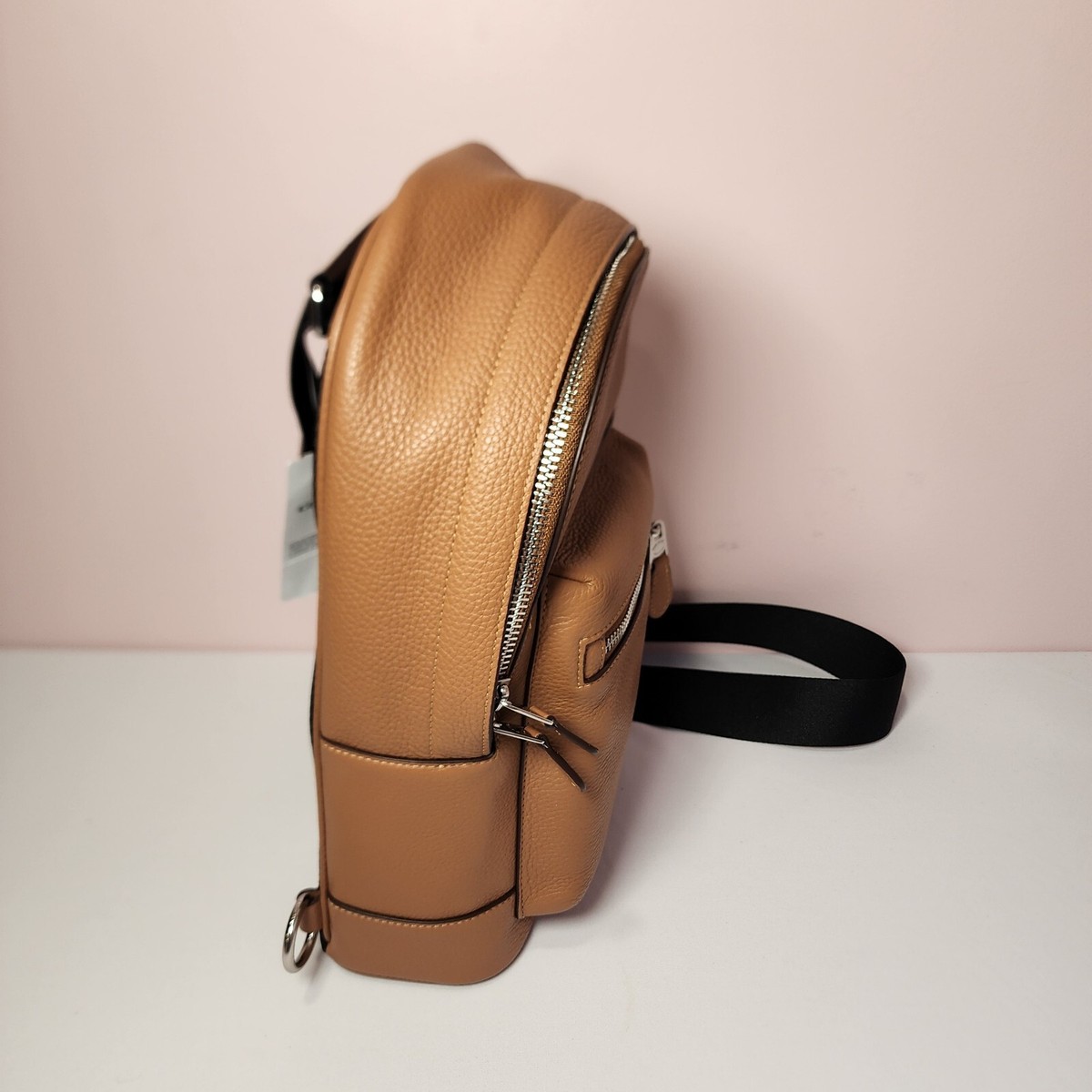 NWT COACH 2540 West Pack Sling Bag Backpack Refined Pebble  display picture 2