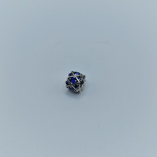 Genuine Chamilia Blue Shimmering Stones Charm Silver CHAM 925 JB36B