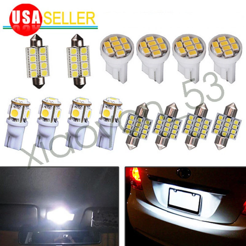 Para 2004 2005 2006 Pontiac GTO Blanco Luces LED Paquete Interior Kit 14 Piezas PG1W Foto 2 de 4