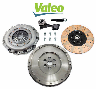 VALEO DUAL FRICTION CLUTCH KIT+SLAVE+FLYWHEEL SET for 00-04 FORD FOCUS 2.0L DOHC
