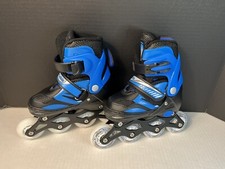 Dikashi WheelKids Inline Skates Youth Adjustable Size S 11 - 1.5 Blue NEW