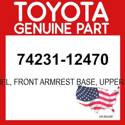 k-mon 74231-0K020-B1 Toyota OEM Genuine PANEL, FRONT ARMREST BASE, UPPER