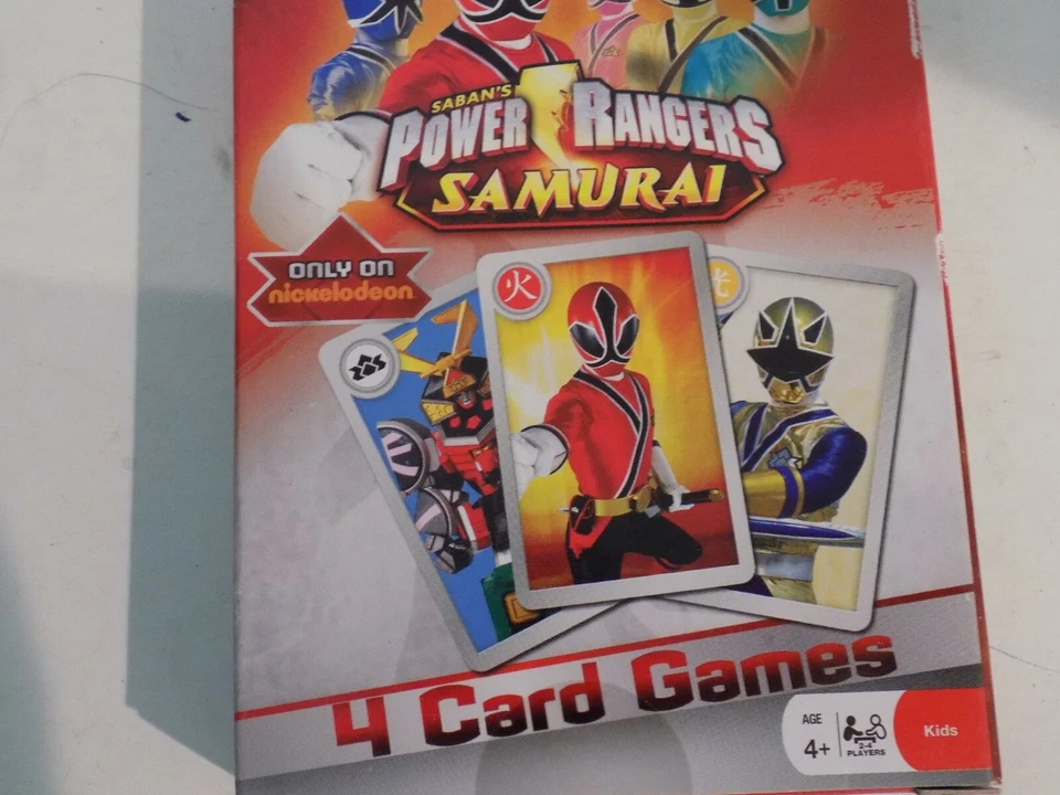 Карточные игры Saban's Power Rangers Samurai 4 в 1 только на Nickleodeon - Изображение 3 из 3