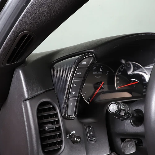 Real Dry Carbon Fiber Full Interior Trim Cover Set Fits Corvette C6 2005-2013 - Picture 6 of 33