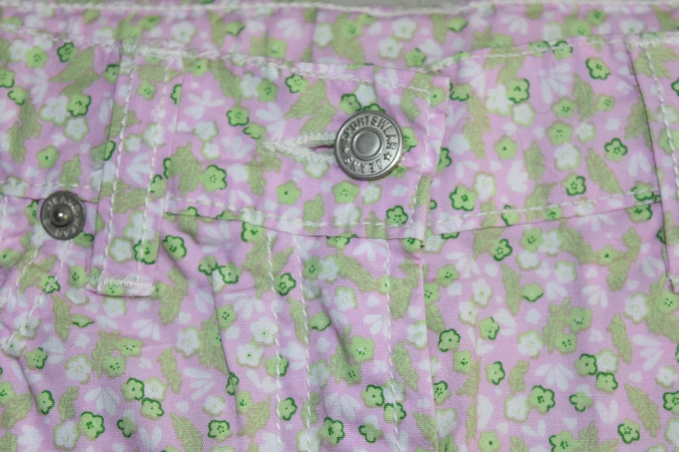 Novo Shorts de Algodão Oscar de la Renta Feminino Verde Perfeito Rosa PÁLIDO 6 Anos Raro - Imagem 3 de 4