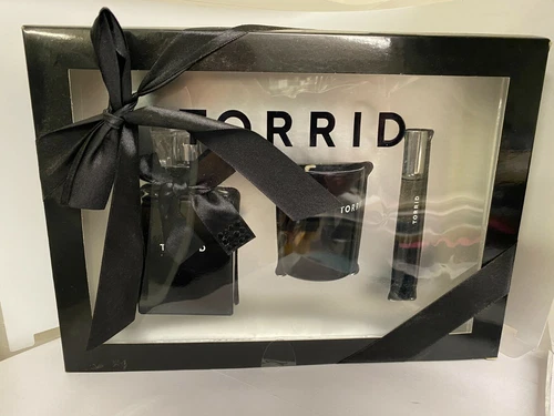 New Boxed TORRID Signature Perfume Set - Full Size 3.3 oz, Candle & Travel - product listing photo