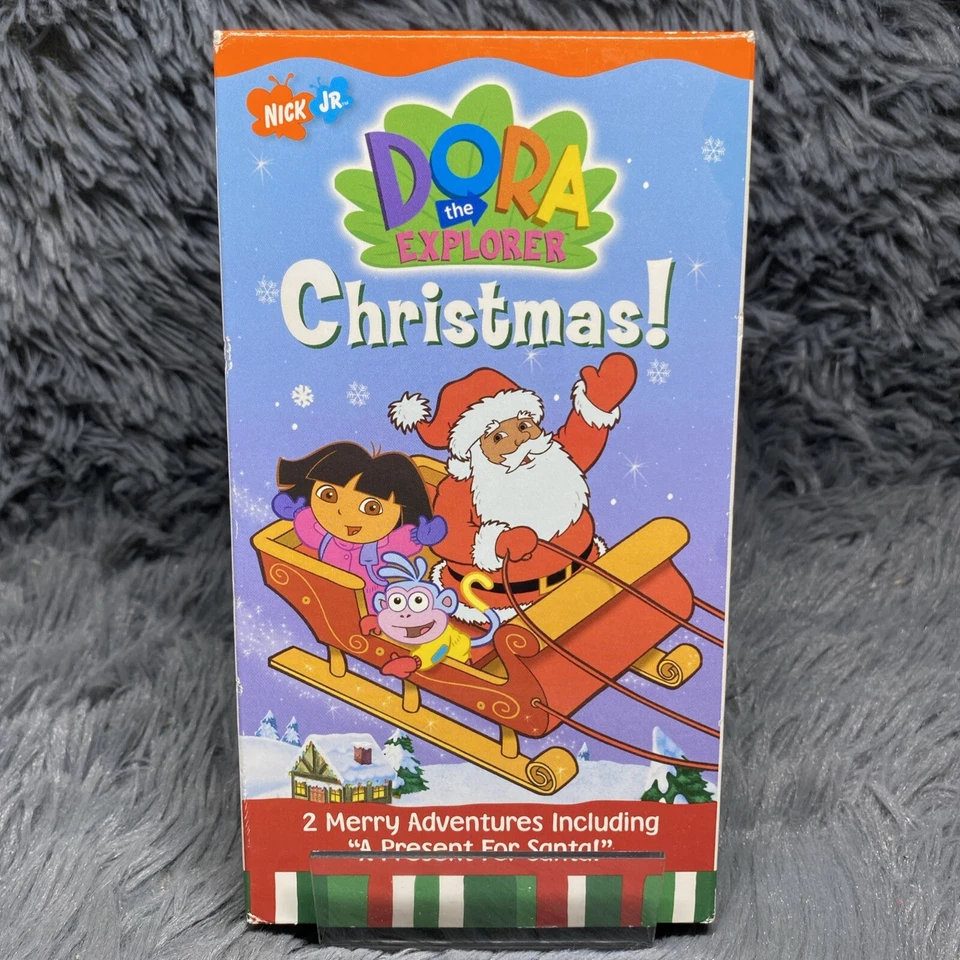 Dora the Explorer Christmas! VHS Tape 2002 Nick Jr Holiday 2 Episodes Cartoon - Image 2 of 4