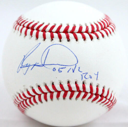 Ryan Howard Autographed Rawlings OML Baseball w/05 NL ROY-JSA W *Blue - Picture 1 of 3