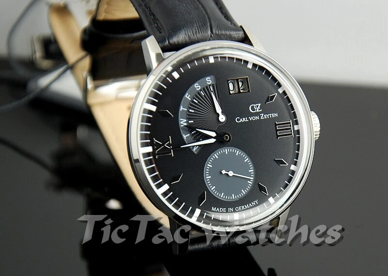NEW CARL von ZEYTEN CVZ0059BK SWISS MOVEMENT LUX WATCH LIMITED EDITION RRP 399