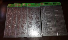 Anita's art Stamps Outline Stickers Lot Christmas Stickers Card Making 