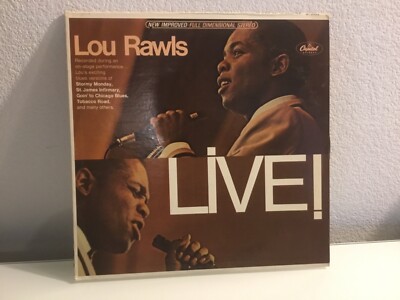 tobacco road lou rawls live Lou Rawls Live! ST-2459 Vinyl LP Album 33 RPM Capitol Records 1966 Tobacco  Road