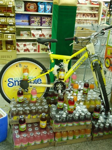 RARE SNAPPLE CBS Amazing Race Collectible Dual Suspension Mountain Bike