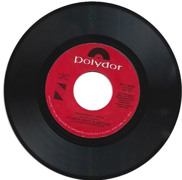 Atlanta Rhythm Section - Imaginary Lover / Silent Treatment 7" 45 RPM Single - Image 4 of 4
