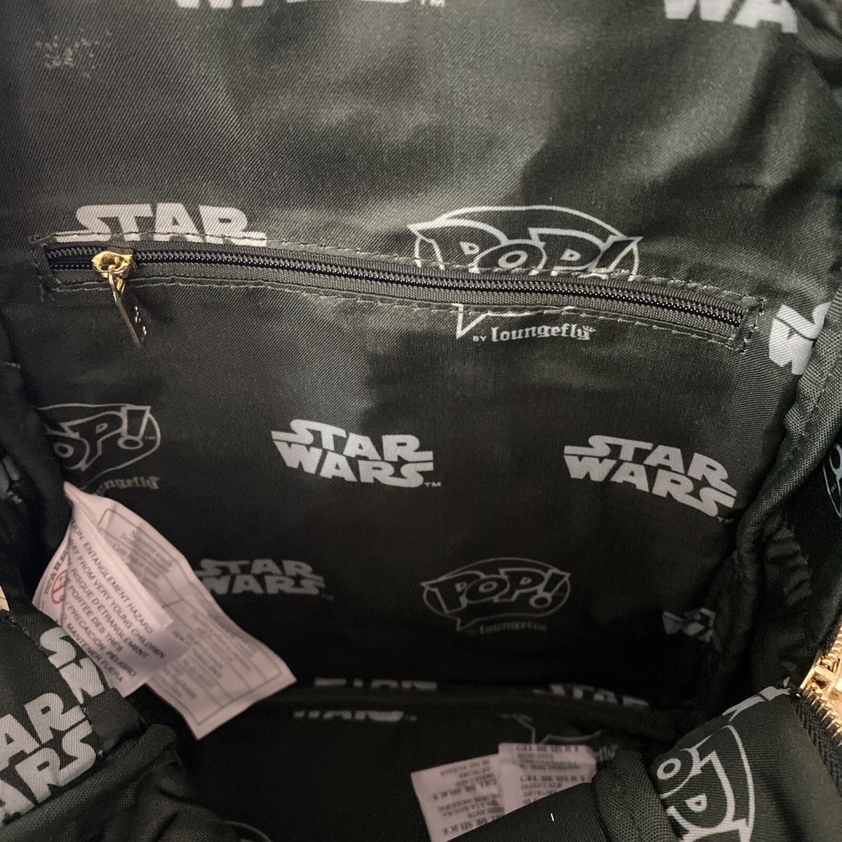 Loungefly Pop! Star Wars Forest Backpack - Black and Blue Loungefly Harry Potter Forbidden Forest Mini Backpack  main image 3