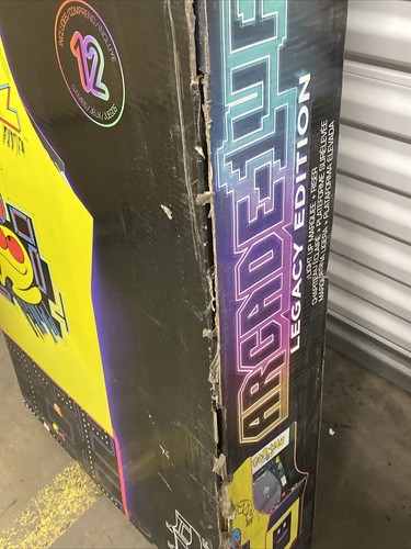 Arcade 1up Pacman Legacy Edition Retro Cab Pac Man Light-Up Marquee W/ 12 Games - Picture 3 of 7