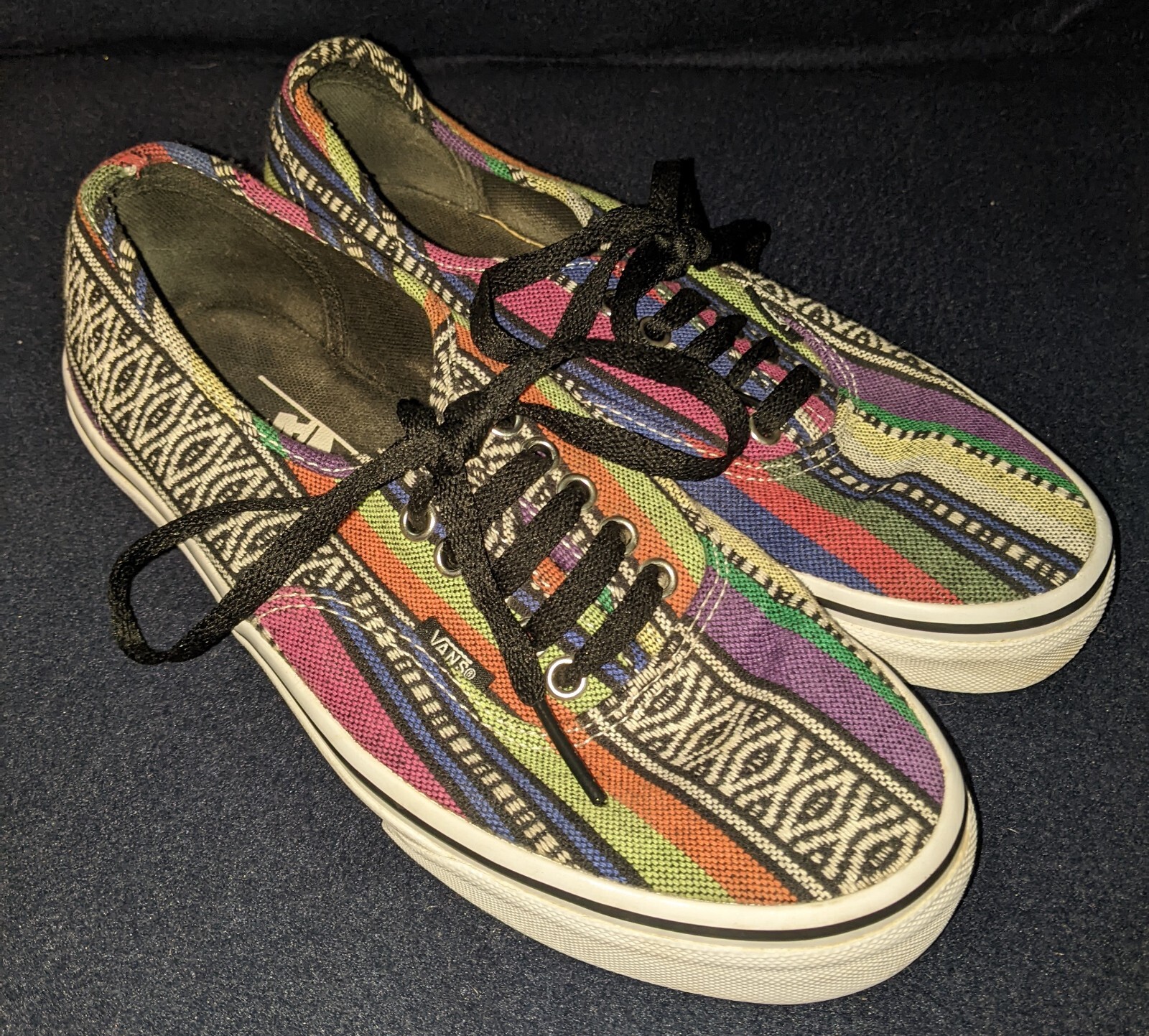 Vans Serape Mexican Blanket Multicolor Men's 7 or Wom… Gem