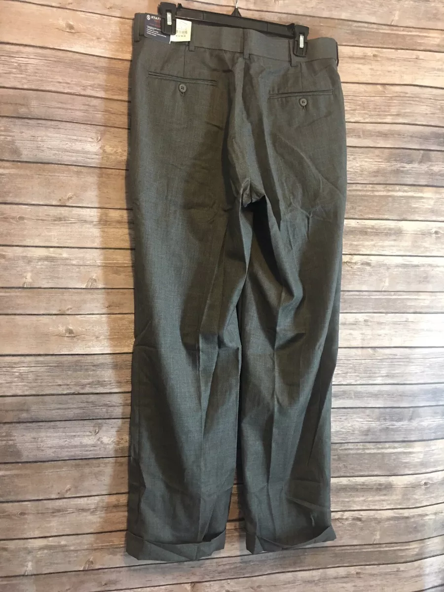 Stafford pleated dress best sale pants