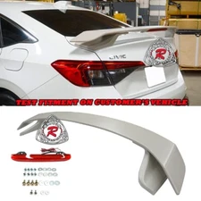 Fits 22-25 Civic 4dr Sedan TH-Style Rear Trunk Spoiler Wing (ABS) w/ Brake Light