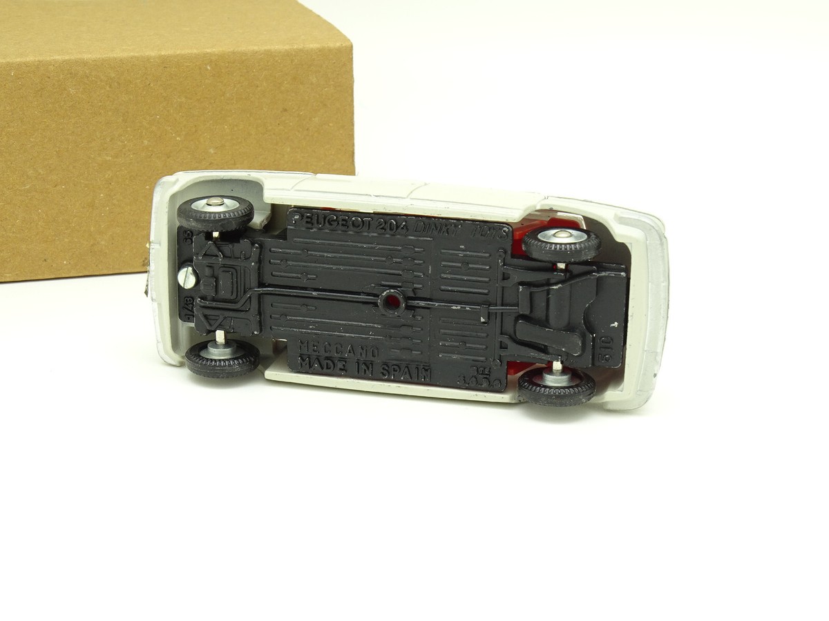 Dinky Toys Spain 1/43 - Peugeot 204 White 510 | eBay