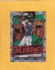 2021 Donruss Unleashed Diamond #20 Christian Yelich Milwaukee Brewers NM-MT+