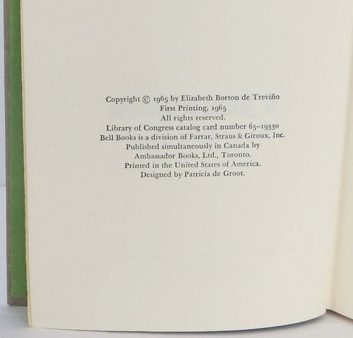 Elizabeth Borton De Trevino / I Juan de Pareja 1st Edition 1965 #2407501 - Picture 3 of 5