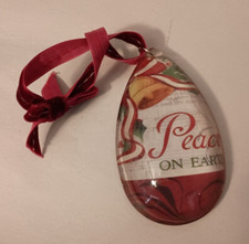 Peace on Earth Christmas Ornament