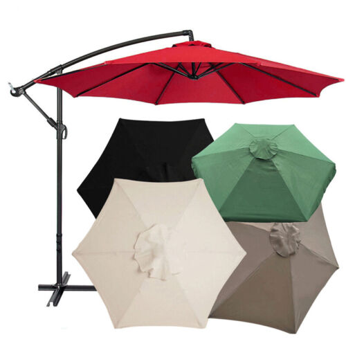 9ft 10ft 8 Ribs Patio Umbrella Replacement Cover Outdoor Market Yard Top Canopy - Picture 2 of 43
