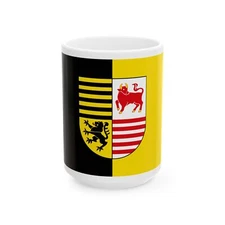 Flag of Elbe Elster Germany - White Coffee Mug