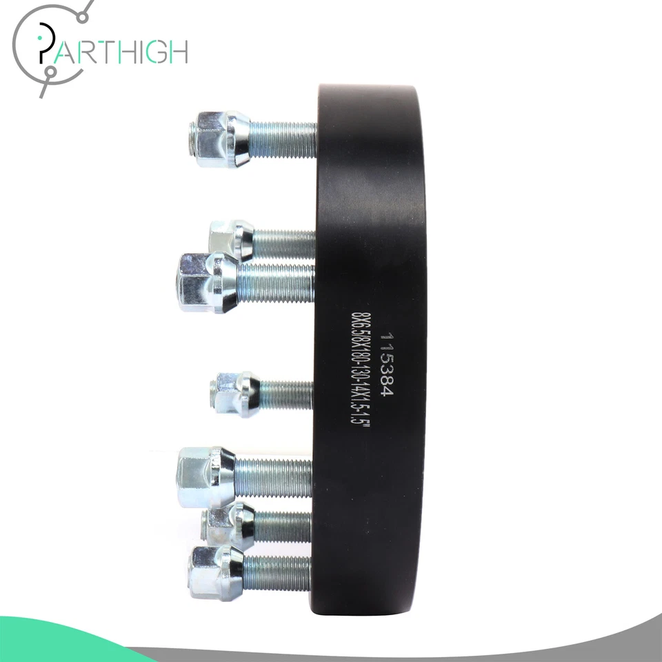 Adaptadores de rueda (4) 1,5" de grosor para Chevy Avalanche Suburban 2500 8x6,5 a 8x180 Foto 4 de 4