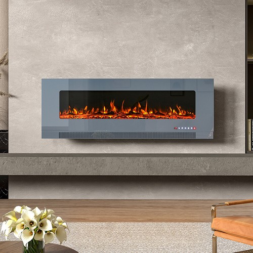 Electric Fire 40/50/60/70/80inch Inset Fire Wall Mounted LED Electric Fireplace - Picture 54 of 99