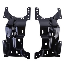 Set 2 Front Side Steel Bumper Bracket Mounting Plate For 2024-2025 Ford F-150
