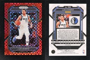 2022-23 Panini Prizm Red Power Prizm /75 Luka Doncic #196
