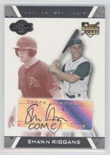 2007 Topps Co-Signers Red 59/275 Shawn Riggans #111 Auto 4p7