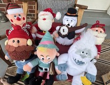 Rudolph Island of Misfit Toys Christmas Lot of 7 Plush CVS Tags 7" Stuffins