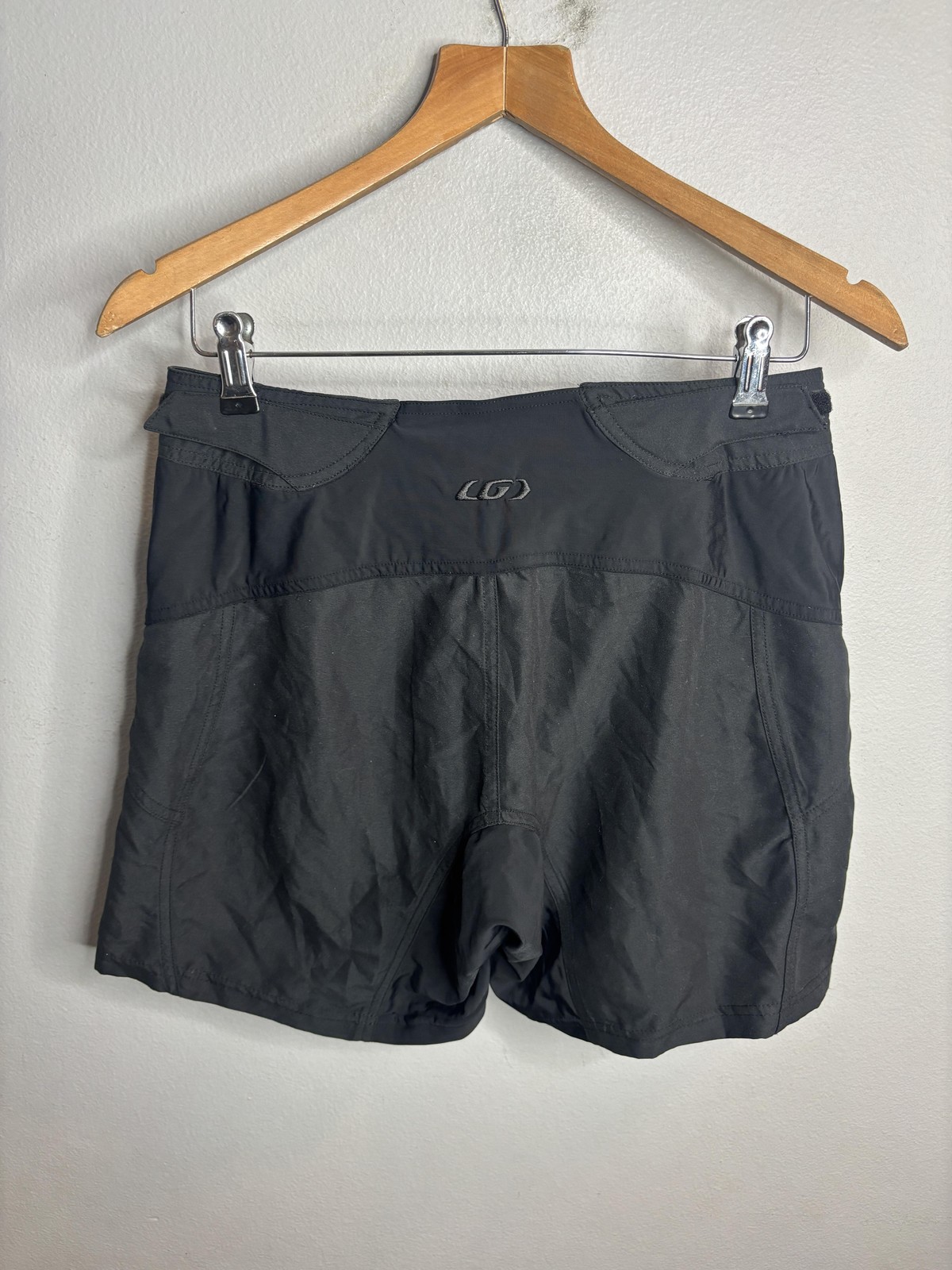 Louis Garneau Shorts Mens Medium Black Padded Cycling Mountain Bike Activewear M