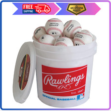 Official League Recreational Use Practice Baseballs | Youth/8U | OLB3 | Bucket