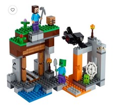 LEGO Minecraft The Abandoned Mine 21166 No Box Complete Set -- All Items in Pic