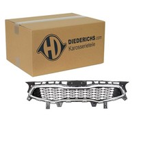 DIEDERICHS KÜHLERGRILL CHROM/SCHWARZ passend für KIA CEE'D | 6554141