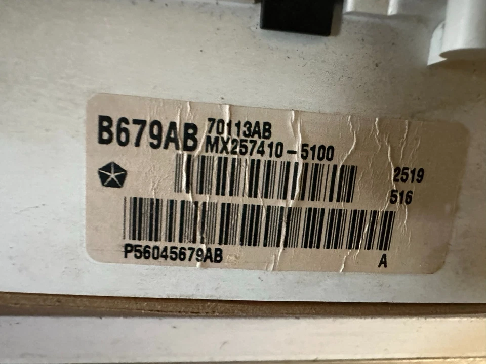 Cuadro de instrumentos velocímetro Dodge RAM 1500/2500/3500 2000 y 01 150.330 millas Foto 3 de 3