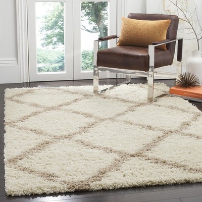 Zottelig Teppich für Wohnzimmer, Esszimmer, Schlafzimmer  Dallas Shag Collect...