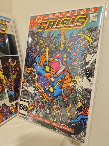 CRISIS ON INFINITE EARTHS #1-12 (1985) COMPLETE NM Death of Super-Girl & Flash - Picture 13 of 13