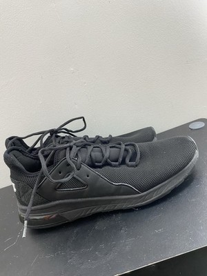 PUMA Black Mesh Lace Up Men's Athletic Electron Street Triple Black 367309-01